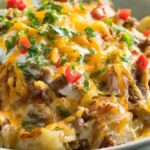 Slow Cooker Cowboy Potato Casserole – Easy & Cheesy Recipe