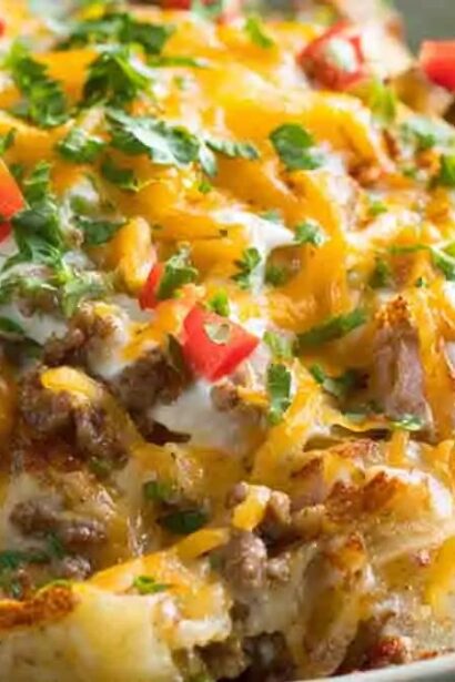 Slow Cooker Cowboy Potato Casserole – Easy & Cheesy Recipe