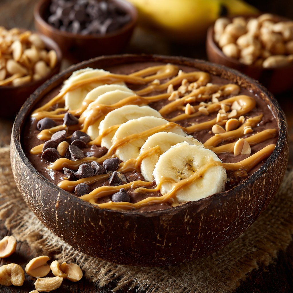 Snickers Smoothie Bowl: Creamy, Indulgent & Guilt-Free