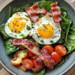Spinach Salad With Bacon And Eggs