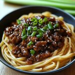Sticky Soy-Hoisin Mongolian Beef Linguine Bowl Recipe