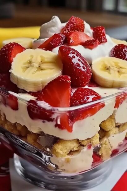 Strawberry Banana Pudding Dream: A No-Bake Delight for Everyone