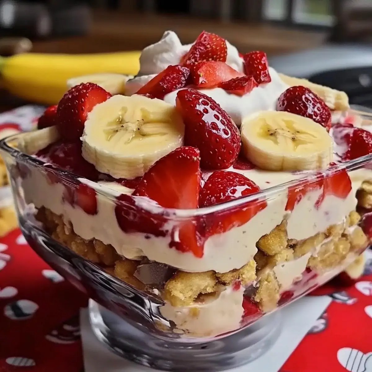 Strawberry Banana Pudding Dream: A No-Bake Delight for Everyone