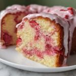 Strawberry Milkshake Pound Cake