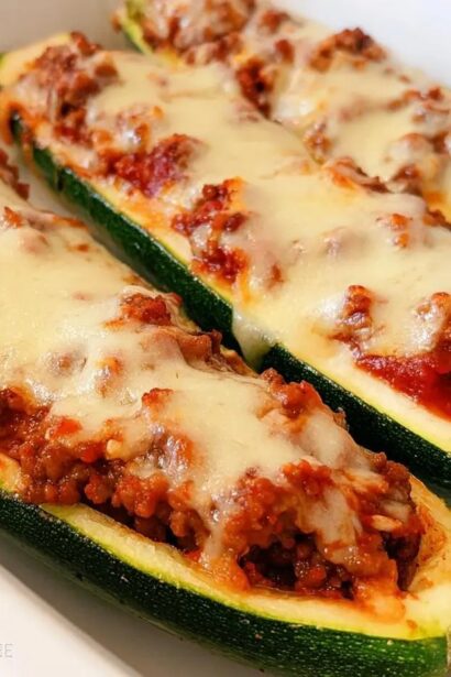 Stuffed Zucchini Boats Recipe