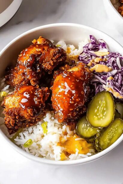 Sweet and Spicy Hot Honey Chicken Bowls for Ultimate Comfort