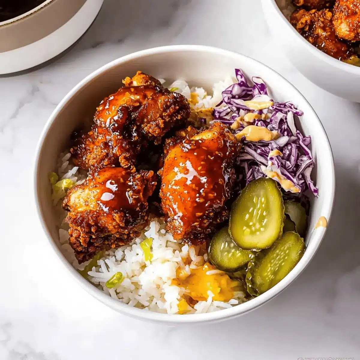 Sweet and Spicy Hot Honey Chicken Bowls for Ultimate Comfort