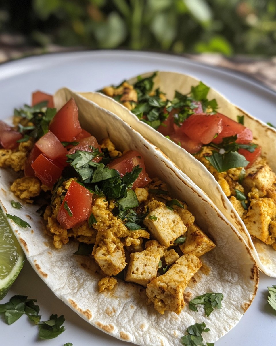Tofu Scramble Breakfast Tacos