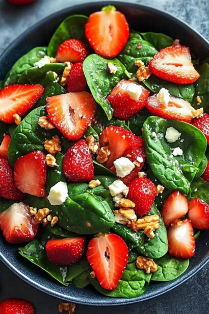 Ultimate 15-Minute Strawberry Spinach Salad: Delicious & Quick