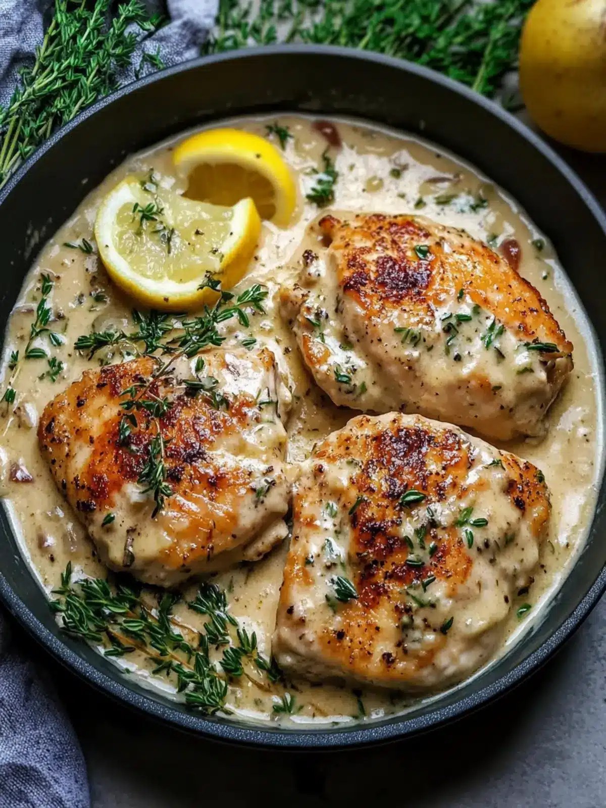 Ultimate Creamy Garlic Chicken Pan Recipe – Delicious & Easy