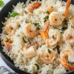Ultimate Creamy Parmesan Basil Shrimp and Rice – Easy Dinner