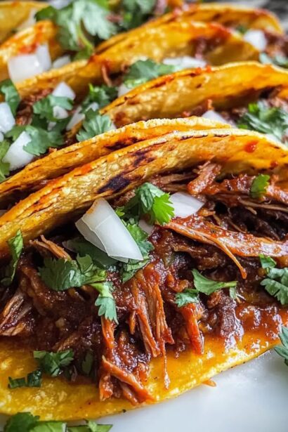 Ultimate Crock Pot Birria Tacos - Deliciously Tender Treat