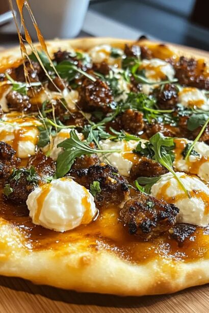 Ultimate Sausage Ricotta Honey Hot Pizza for Delicious Nights