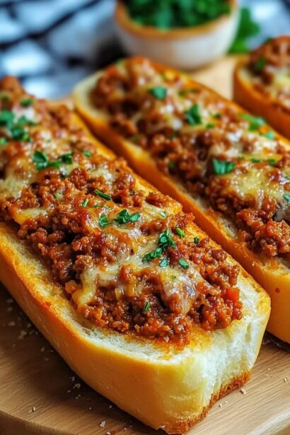 Ultimate Sloppy Joe Garlic Bread: Delicious Comfort Food