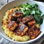 Vegan Blackened Tofu with Cheesy Grits: The Ultimate Comfort Food