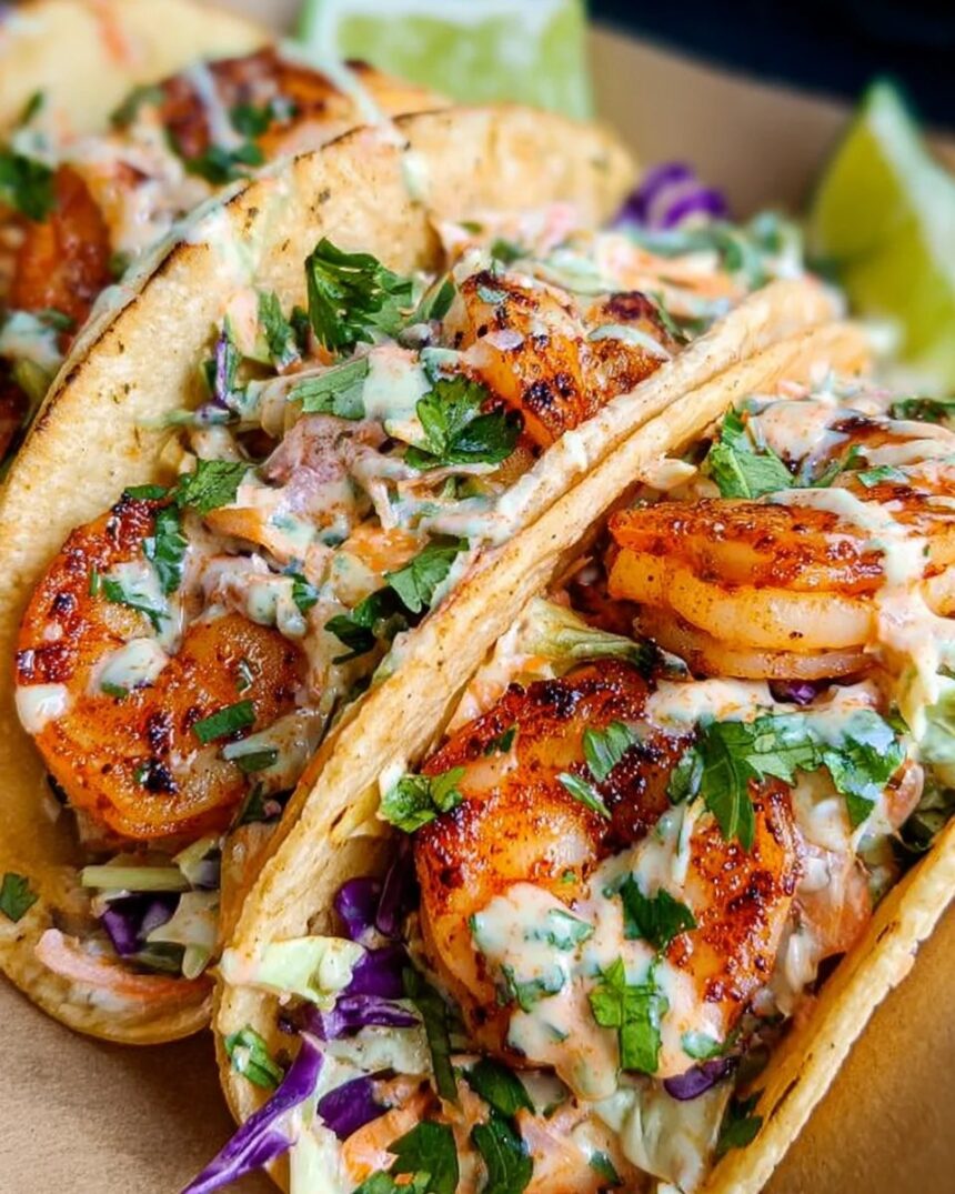 15 Minute Easy Shrimp Tacos Recipe: Delicious & Quick Delight
