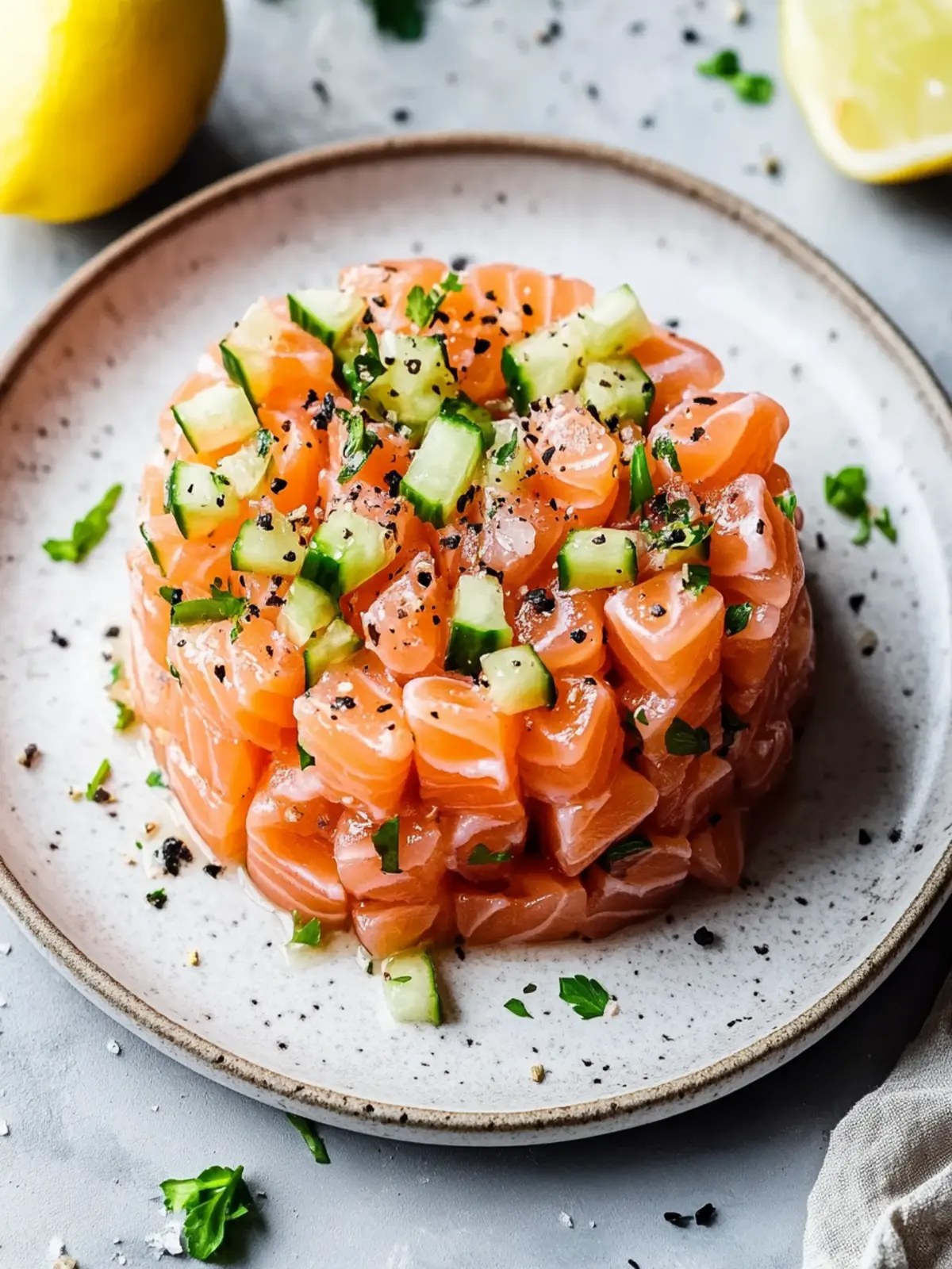 25-Minute Fresh Salmon Tartare: Irresistible, Healthy Elegance