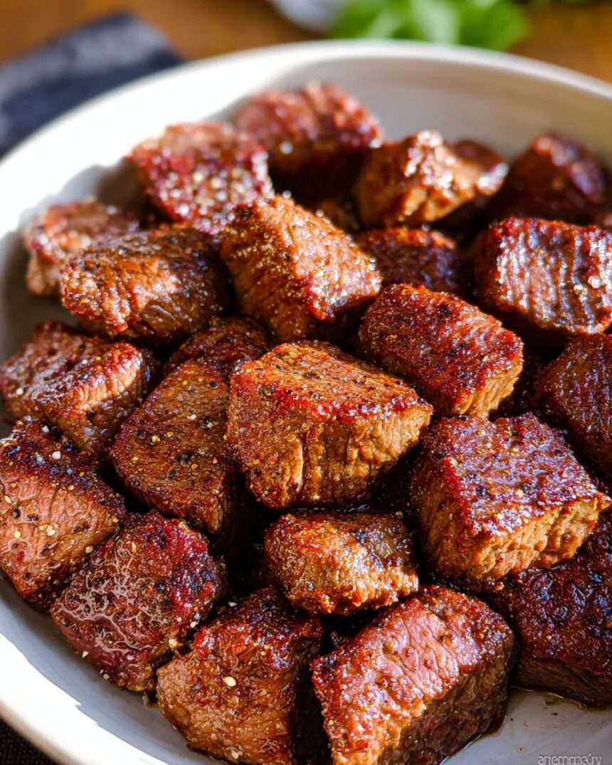 Air Fryer Juicy Steak Bites – The Ultimate Quick Dinner