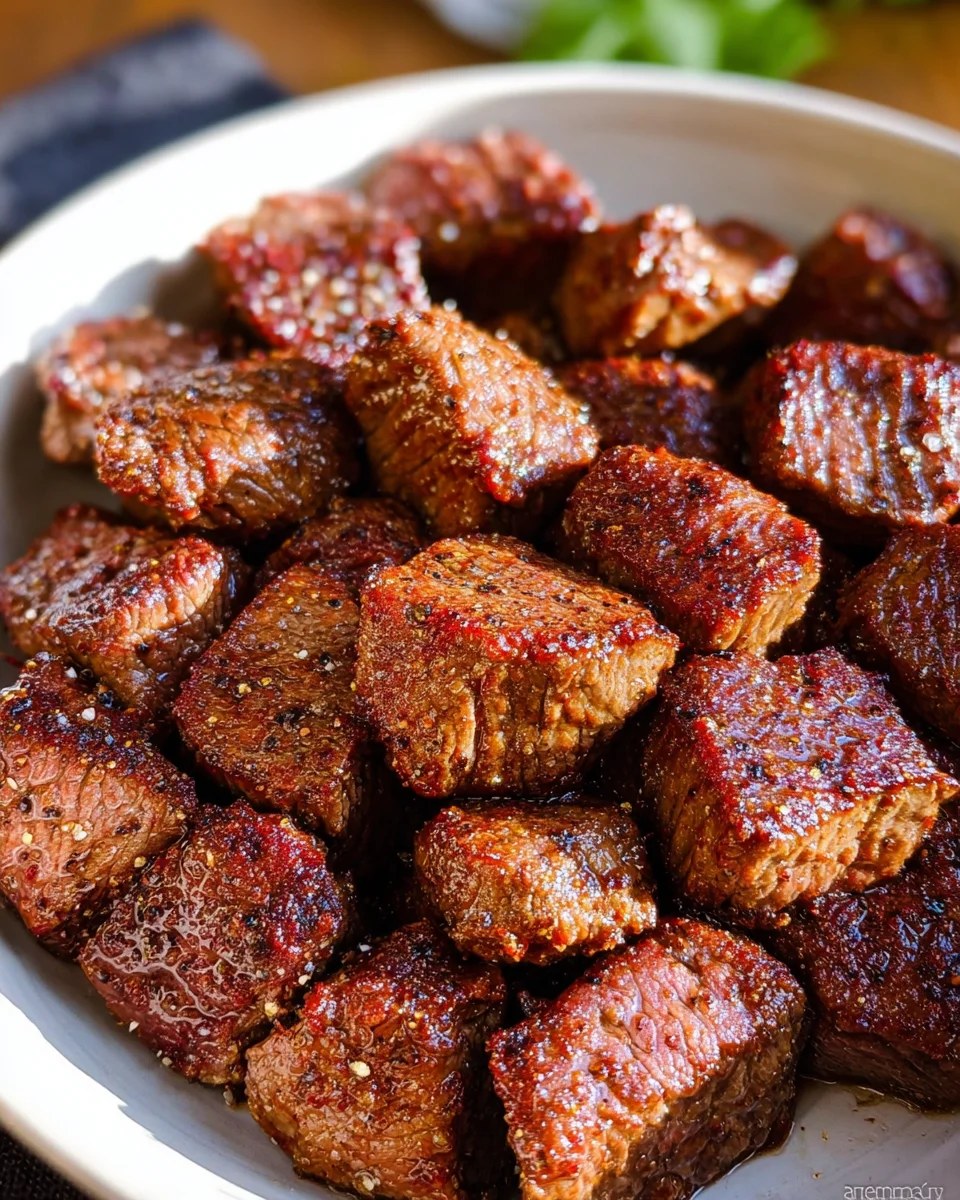 Air Fryer Juicy Steak Bites – The Ultimate Quick Dinner