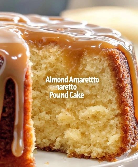 Almond Amaretto Pound Cake – Moist Buttery Dessert Recipe