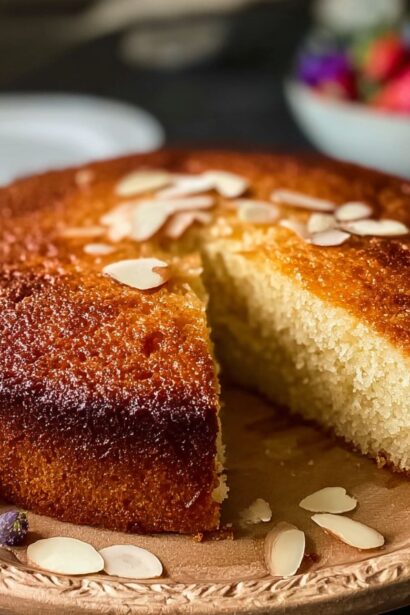 Almond Flour Greek Yogurt Cake - Snack On Meat