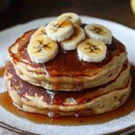 Baked Banana Foster Pancakes