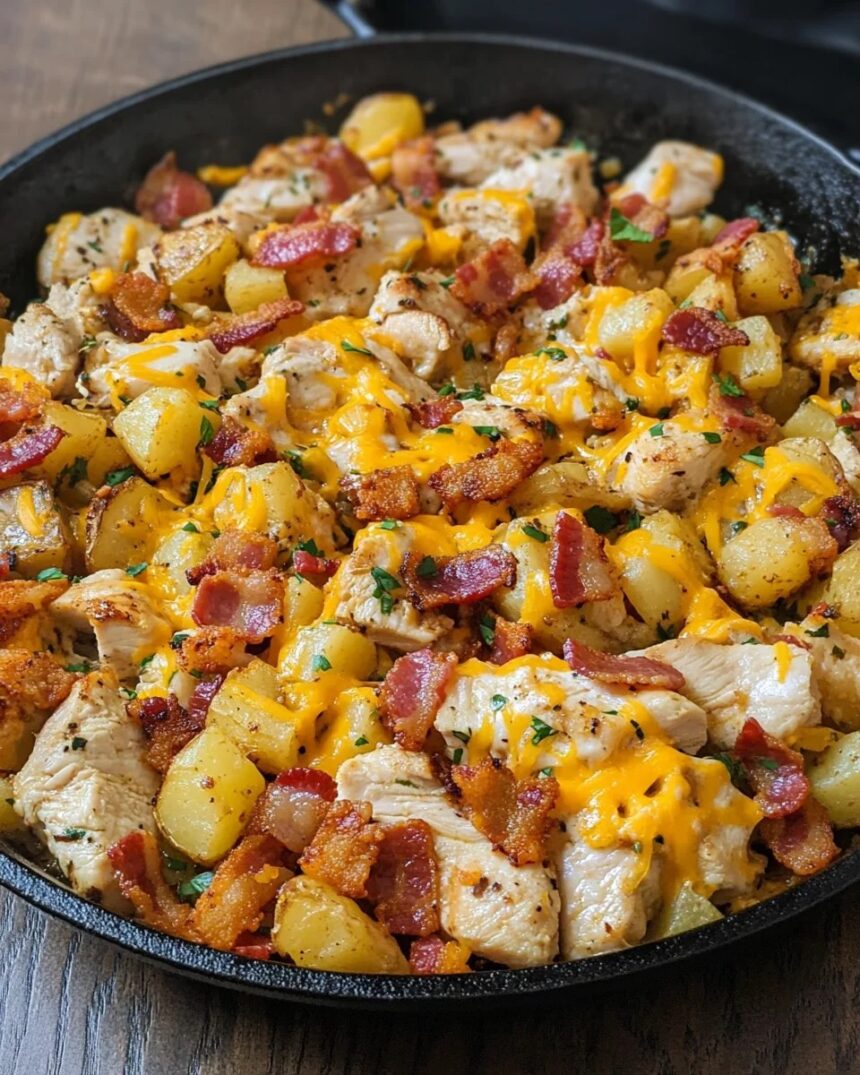 Blackstone Chicken Bacon Ranch Skillet: Delicious Comfort