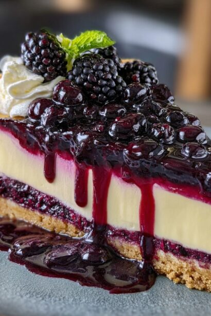 Blueberry Bliss Cheesecake - Snack On Meat