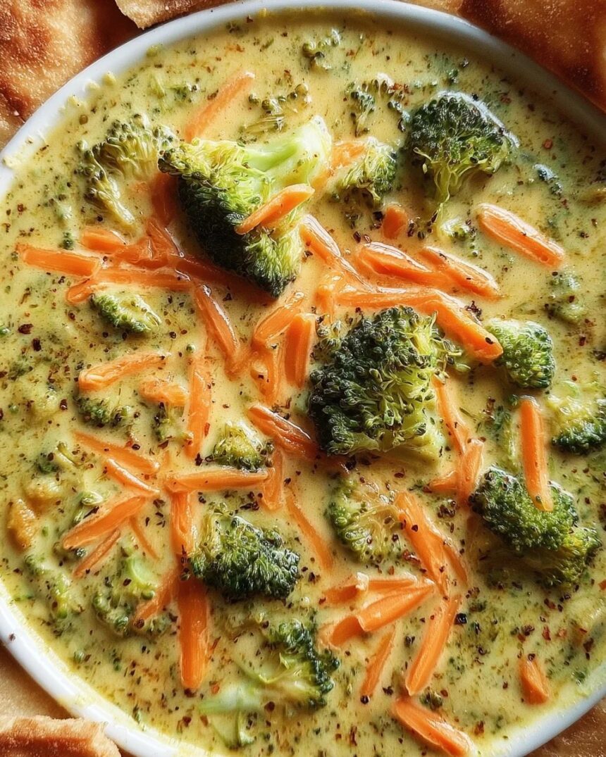 Broccoli Cheddar Soup - The Ultimate Comfort Food Recipe