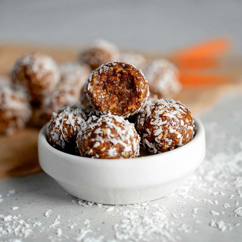 Carrot Cake Energy Balls - Snack On Meat