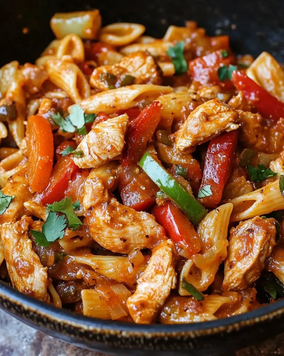 Chicken Fajita Pasta: The Perfect Comfort Dish