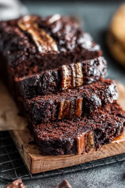 Chocolate Espresso Banana Bread (Ultra Moist & Rich!) - Snack On Meat