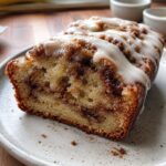 Cinnamon Roll Banana Bread - Snack On Meat