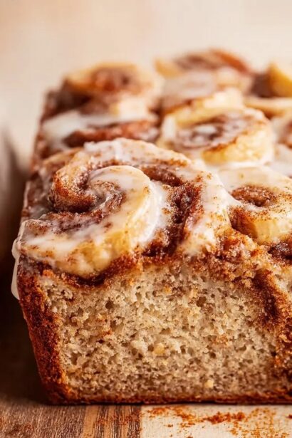 Cinnamon Swirled Banana Bread