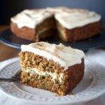 Cinnamon Zucchini Cake with Cream Cheese Frosting - Snack On Meat