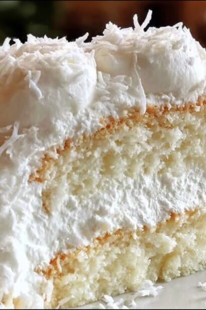 Coconut Cloud Cake – Light, Fluffy & Creamy Coconut Dessert