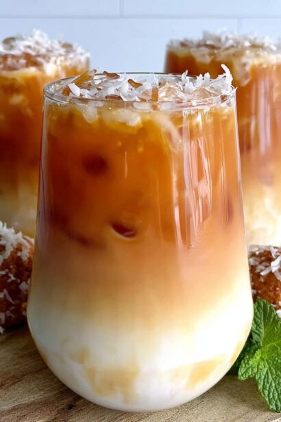 Coconut Macaron Thai Iced Tea - Snack On Meat