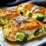 Cream Cheese and Broccoli Stuffed Chicken Breasts