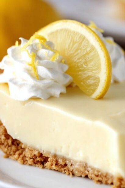 Creamy Magnolia Lemon Pie with Whipped Topping