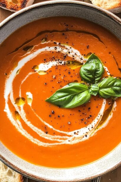Creamy Tomato Basil Soup: The Ultimate Comfort Recipe