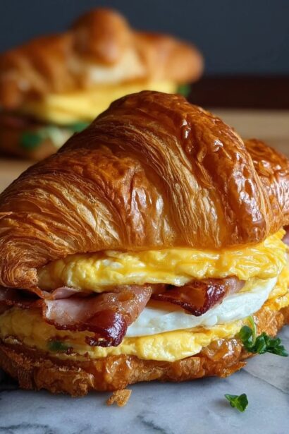 Croissant Breakfast Sandwiches