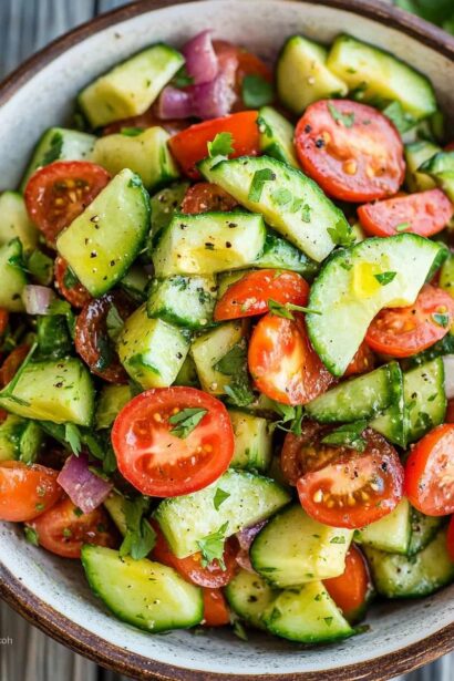 Cucumber Tomato Avocado Salad: The Perfect Fresh Delight