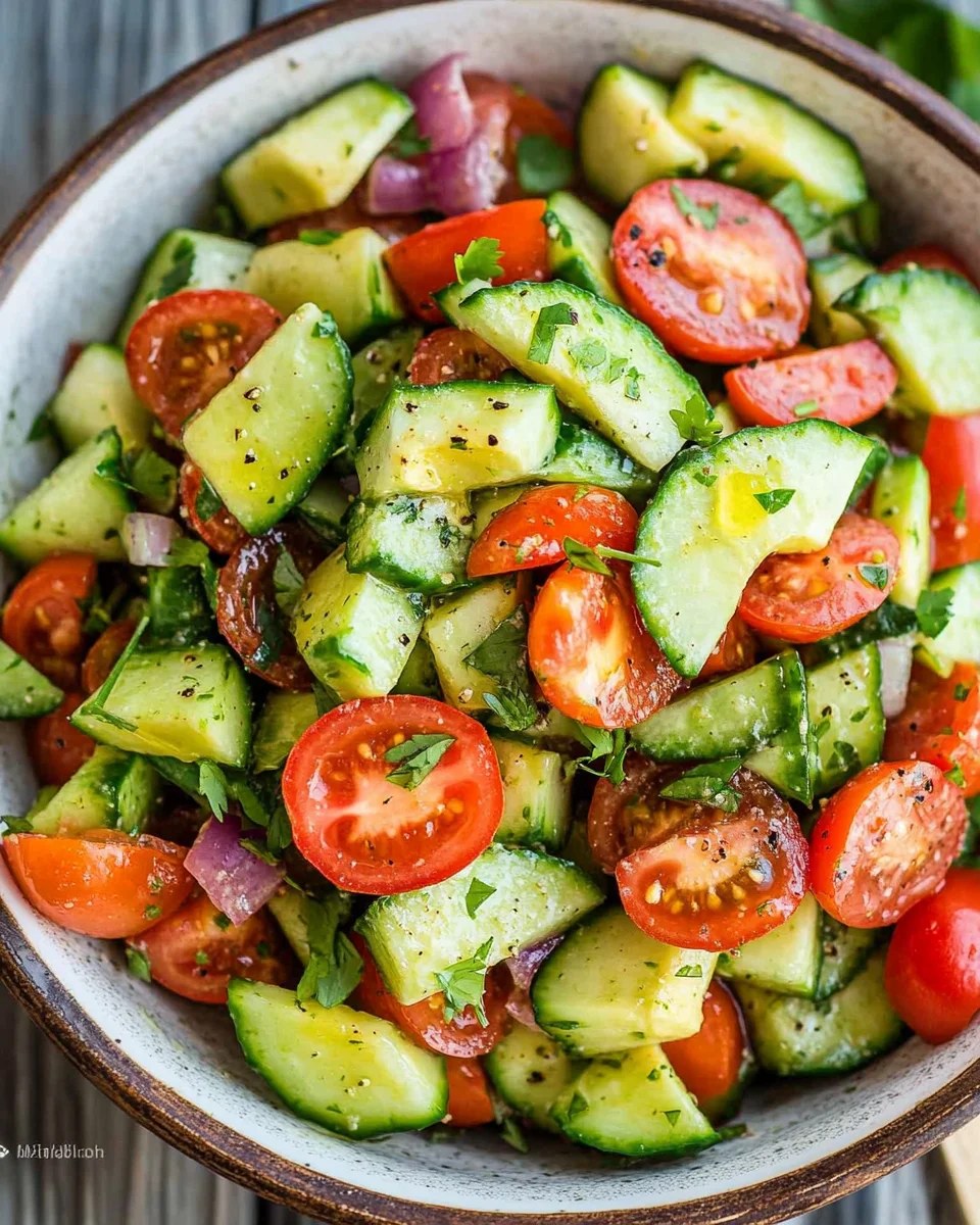 Cucumber Tomato Avocado Salad: The Perfect Fresh Delight