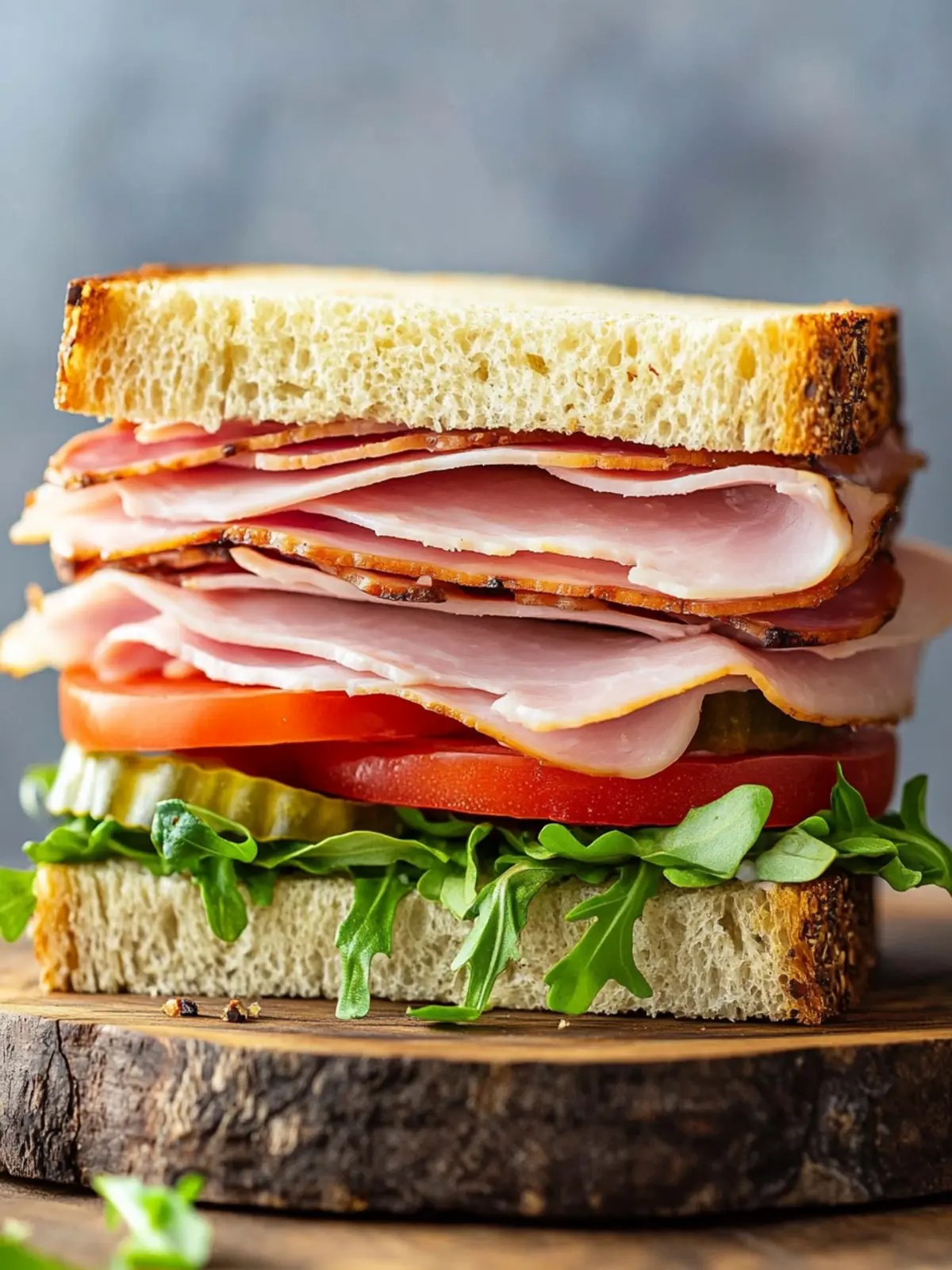 Delicious Epic Ham Sandwich with Honey Mustard Twist