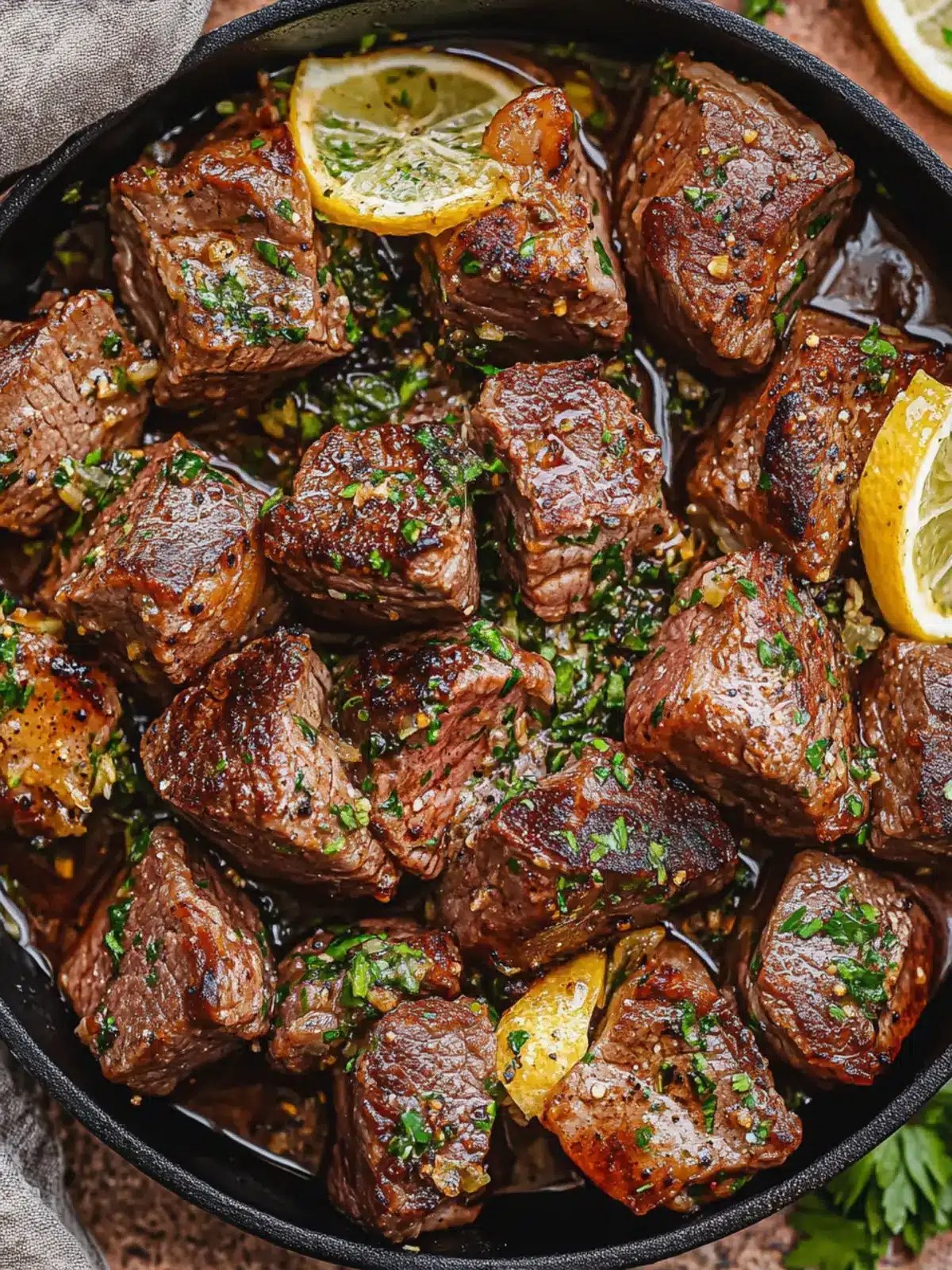 Delicious Garlic Butter Steak Bites in 15 Minutes