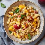 Delicious Pasta Salad with Fresh Peaches for Summer Bliss