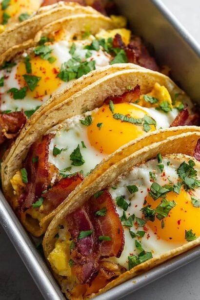 Easy Baked Breakfast Tacos