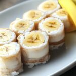 Easy Banana Sushi: Delicious Peanut Butter & Nutella Roll