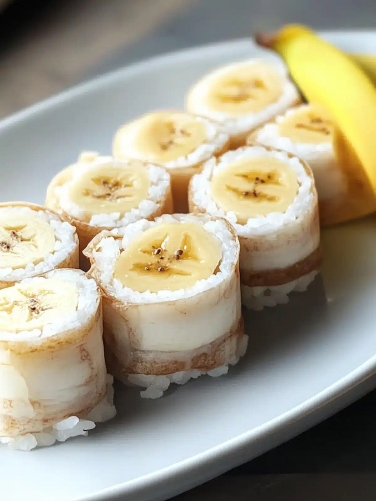 Easy Banana Sushi: Delicious Peanut Butter & Nutella Roll
