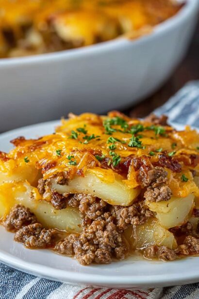 Easy Hamburger Potato Casserole – A Classic Comfort Dish Everyone Loves - Snack On Meat